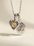 Pet Memory Amber Heart Pendant