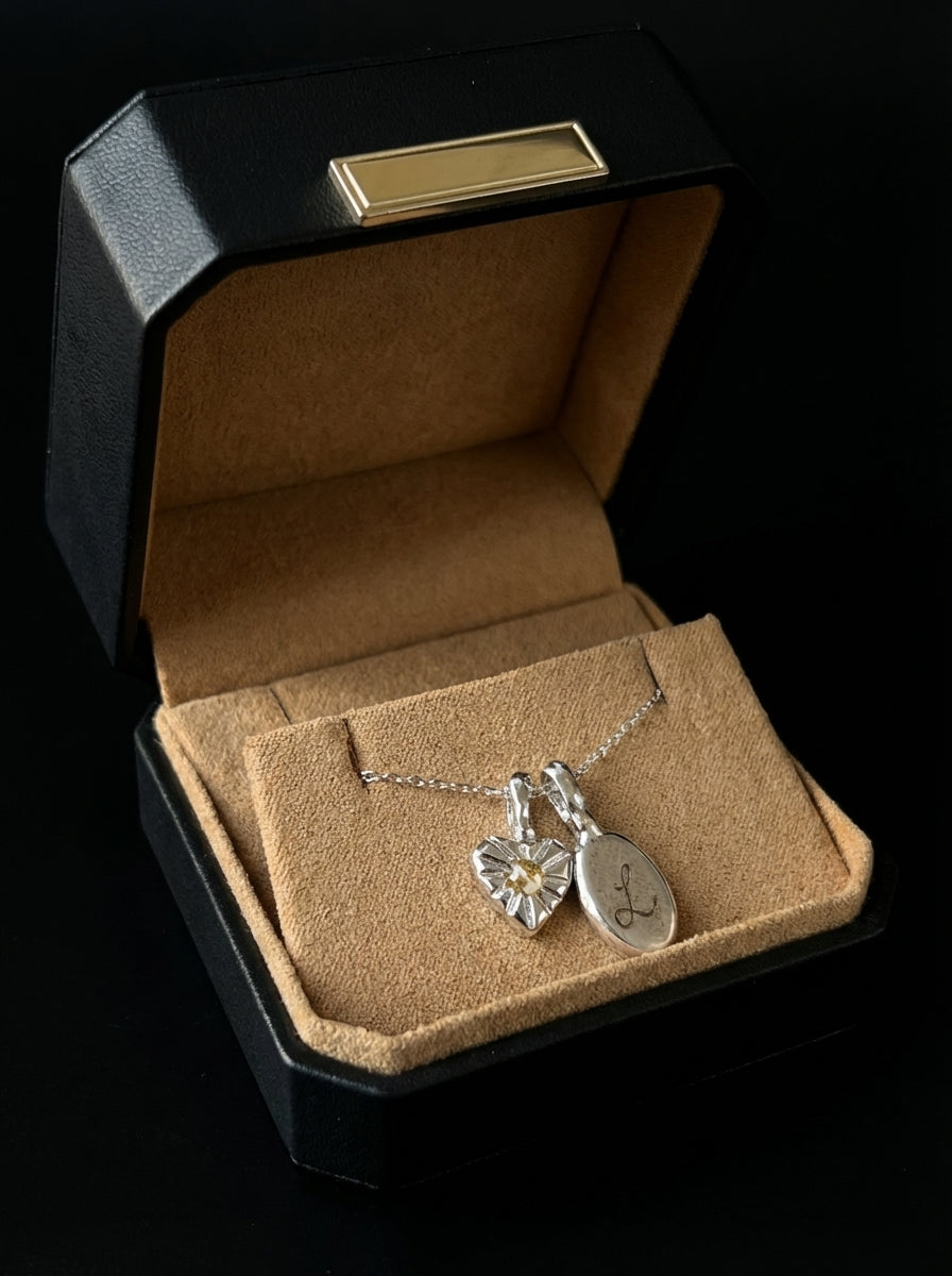 Pet Memory Amber Heart Pendant